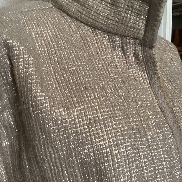 Democracy Metallic Gold Jacket NWT - Picture 2 of 4